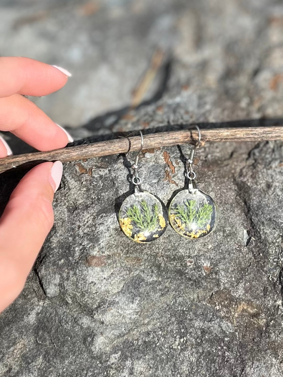 Pine Resin Earrings