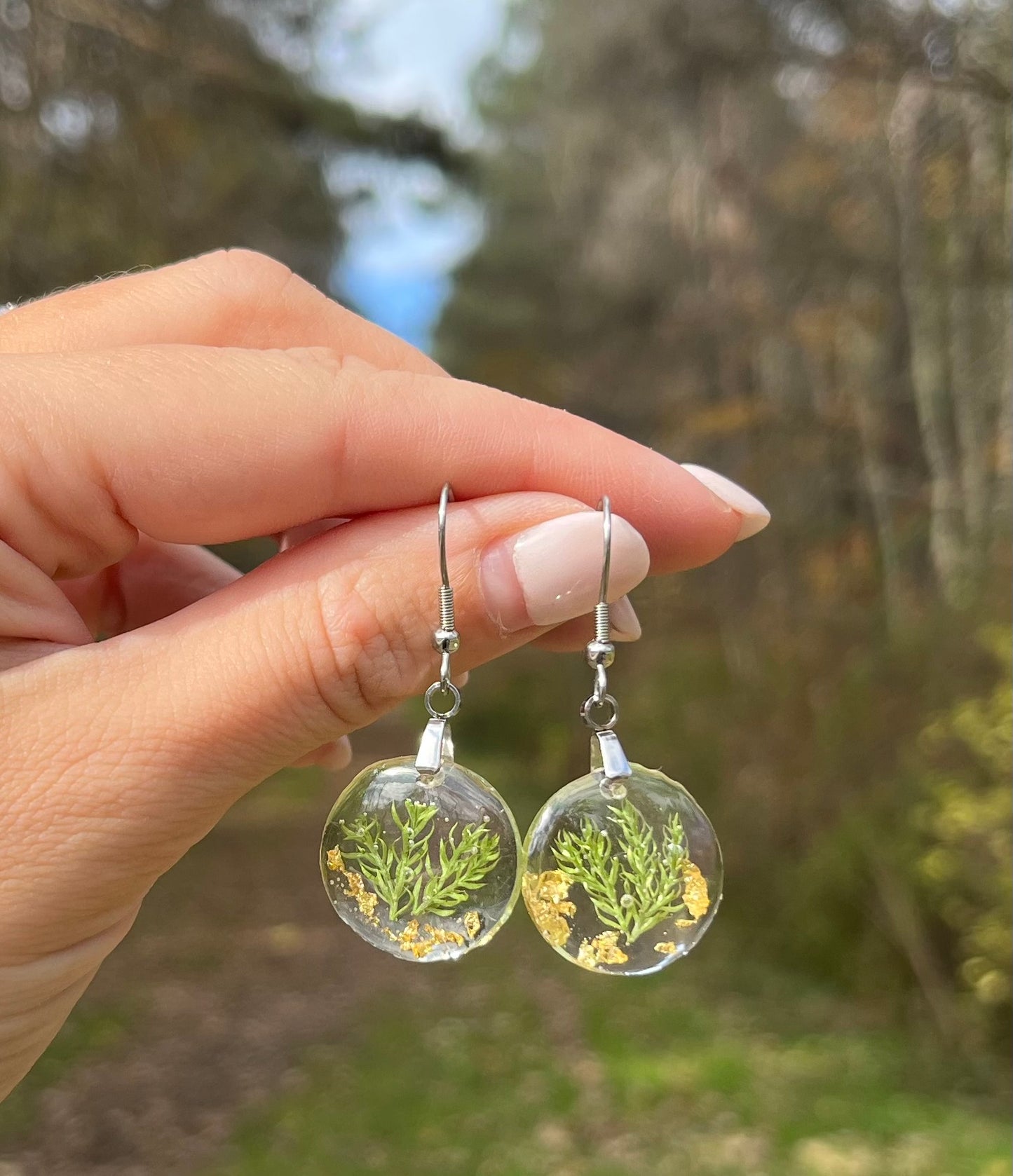 Pine Resin Earrings